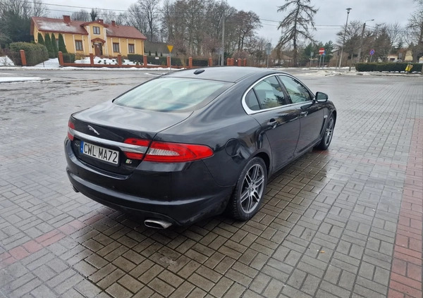 Jaguar XF cena 40900 przebieg: 259096, rok produkcji 2011 z Chodecz małe 121